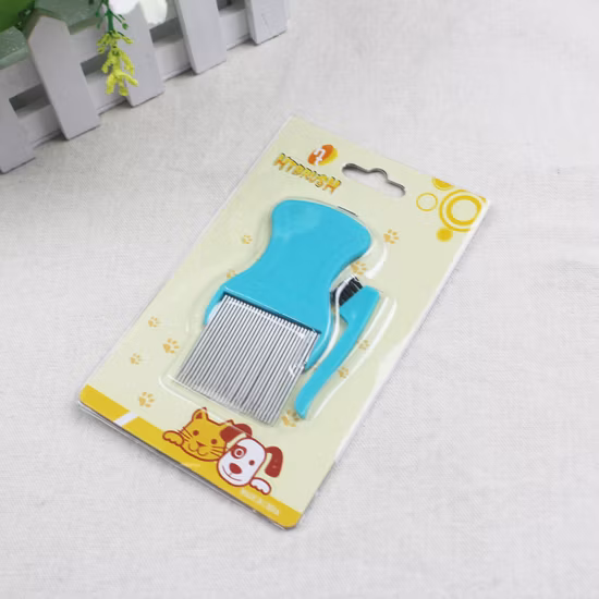 Новые продукты из нержавеющей стали для ухода за волосами домашних животных, расческа от блох