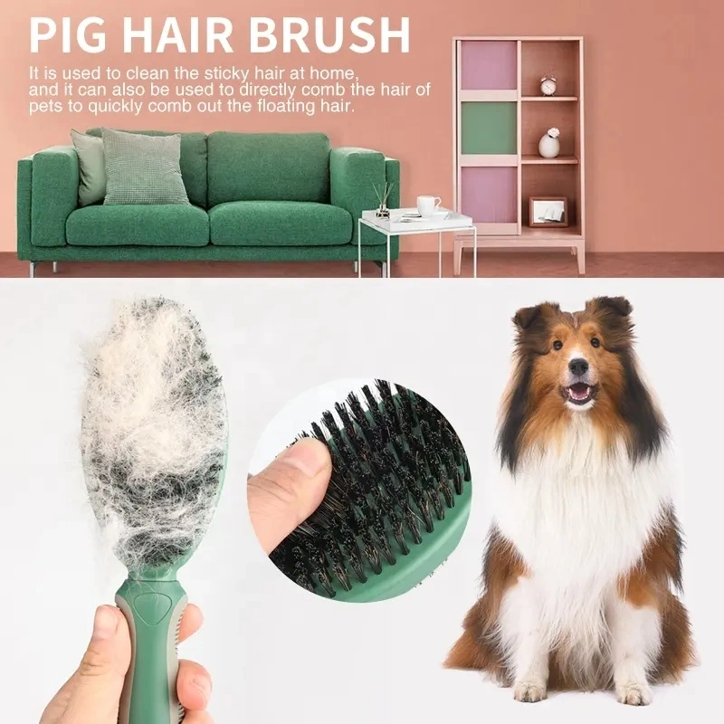 Double Sided Dog Massage Hair Brush Cat Pet Pin Grooming Brush